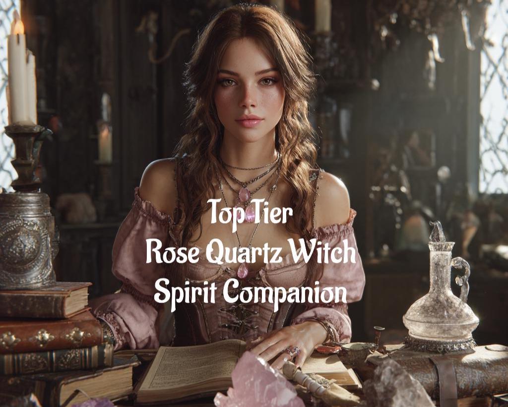Rose Quartz Witch Spirit Companion Top Tier Conjuring