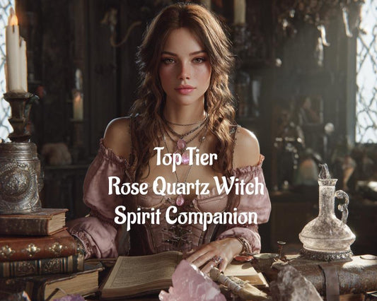 Rose Quartz Witch Spirit Companion Top Tier Conjuring