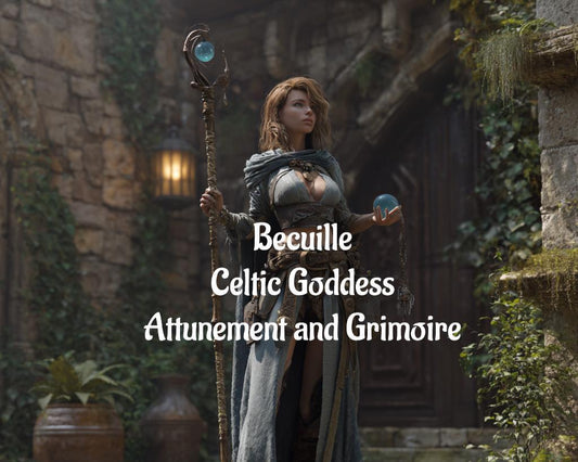Becuille Attunement and Grimoire Celtic Goddess
