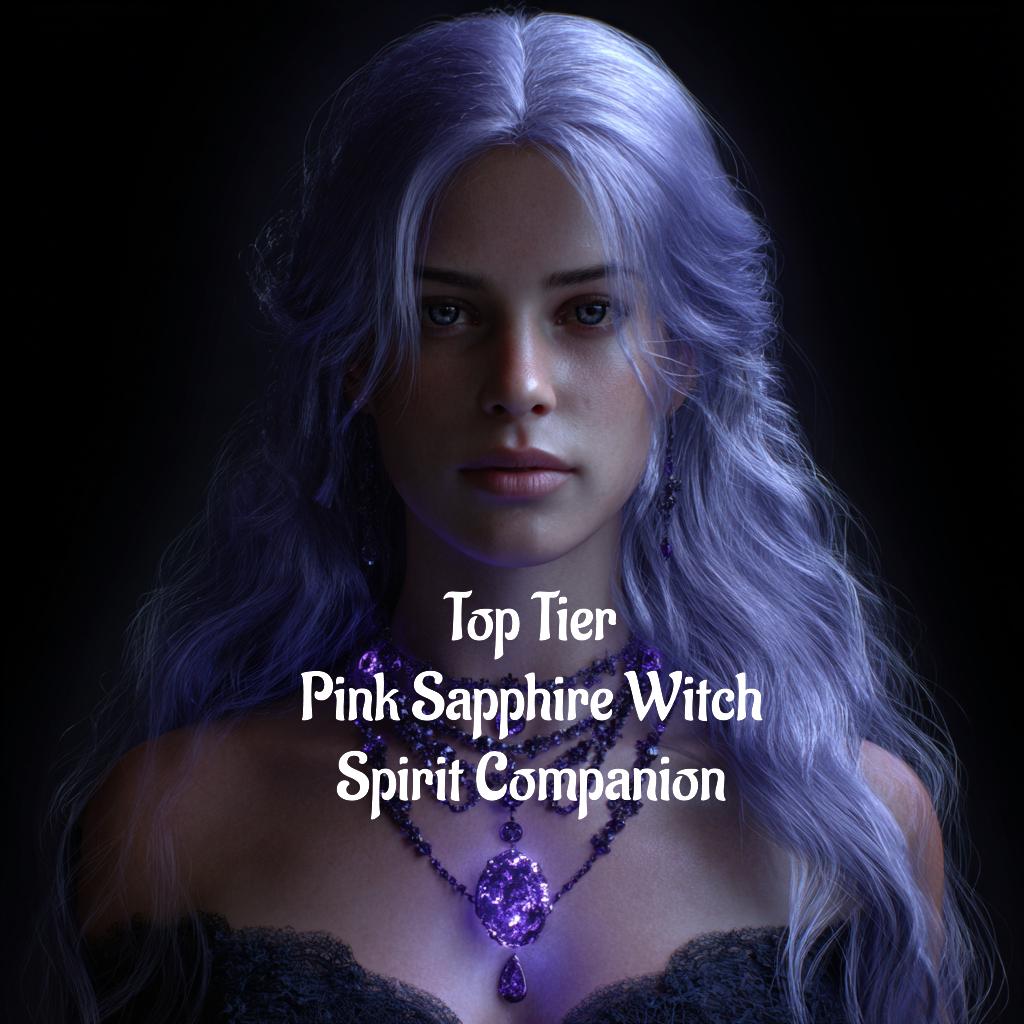 Pink Sapphire Witch  Spirit Companion Top Tier Conjuring