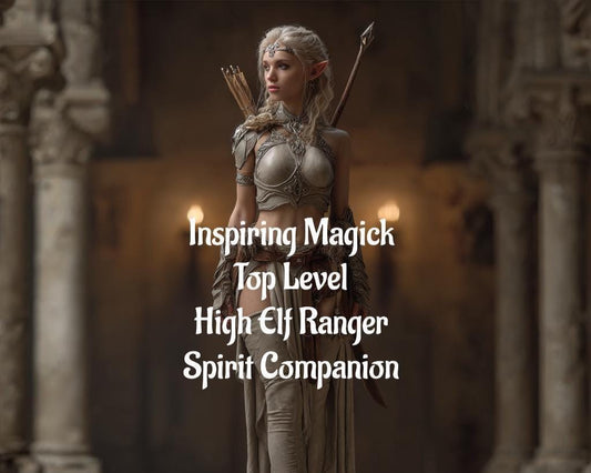 High Elf Ranger Spirit Companion: Dark Elf Guide Conjuring (Digital Service)