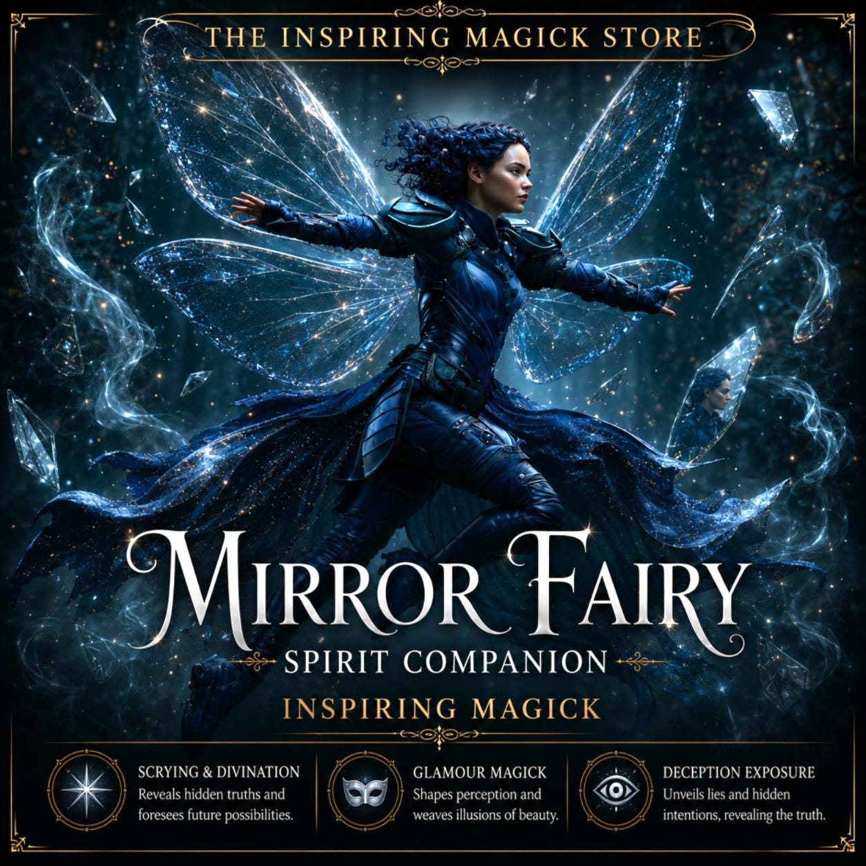 Mirror Fairy Spirit Companion Remote Conjuring