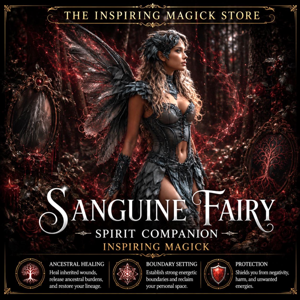 Sanguine Fairy Spirit Companion Remote Conjuring