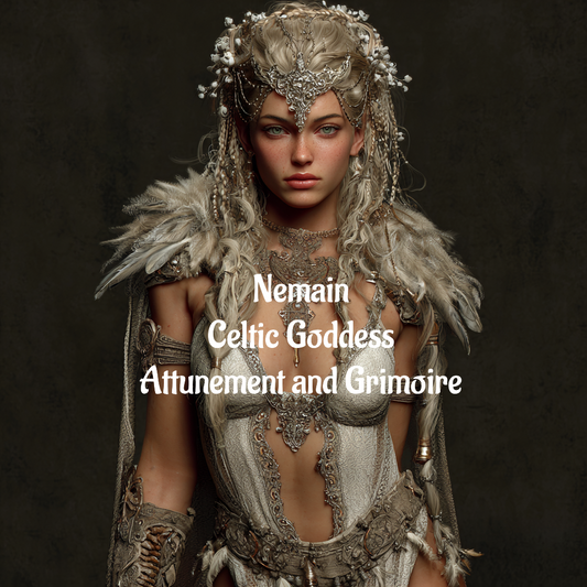 Nemain Celtic Goddess Attunement And Grimoire