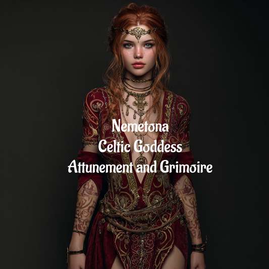 Nemetona Celtic Goddess Attunement and Grimoire Digital Service