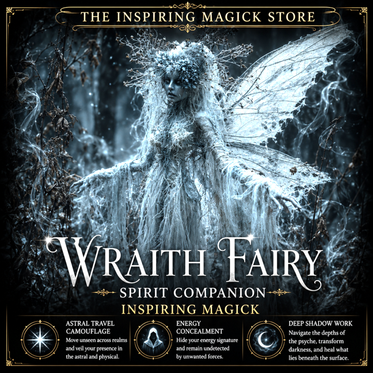 Wraith Fairy Spirit Companion Conjuring PDF Delivery